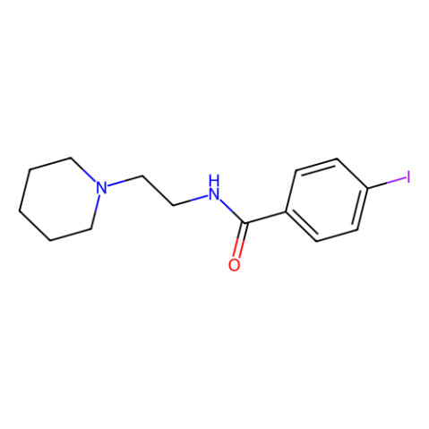 aladdin 阿拉丁 N287486 N- [2-（哌啶基氨基）乙基] -4-碘代苯甲酰胺 155054-42-5 98%