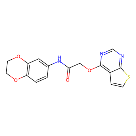 aladdin 阿拉丁 W418213 N-(2,3-dihydro-1,4-benzodioxin-6-yl)-2-{thieno[2,3-d]pyrimidin-4-yloxy}acetamide 756857-71-3 98%