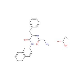 aladdin 阿拉丁 G133068 (S)-2-(2-氨基乙酰氨基)-N-(萘-2-基)-3-苯基丙酰胺 醋酸盐 21438-66-4 98%