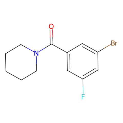 aladdin 阿拉丁 B586994 (3-溴-5-氟苯基)(哌啶-1-基)甲酮 1326982-04-0 95%