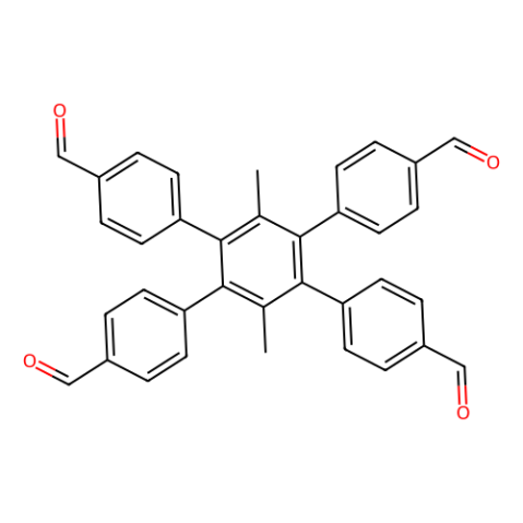 aladdin 阿拉丁 B588322 4',5'-双(4-甲酰基苯基)-3',6'-二甲基-[1,1':2',1''-三联苯]-4,4''-二甲醛 2363716-37-2 98%