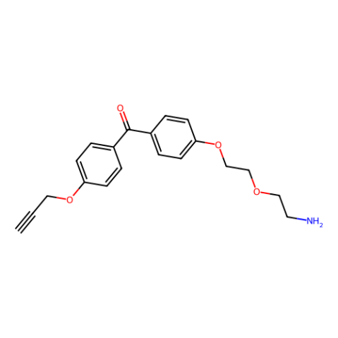aladdin 阿拉丁 A463375 (4-(2-(2-氨基乙氧基)乙氧基)苯基)(4-(丙-2-炔-1-丙氧基)苯基)甲酮 1632401-22-9 ≥95%