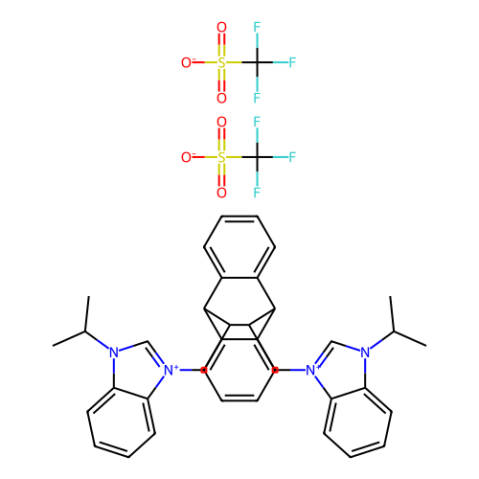 aladdin 阿拉丁 B281443 11,12-双[N-（异丙基）-1H-苯并咪唑-3-亚甲基]-9,10-二氢-9,10-乙基蒽双（三氟甲磺酸酯） 958004-12-1 95%