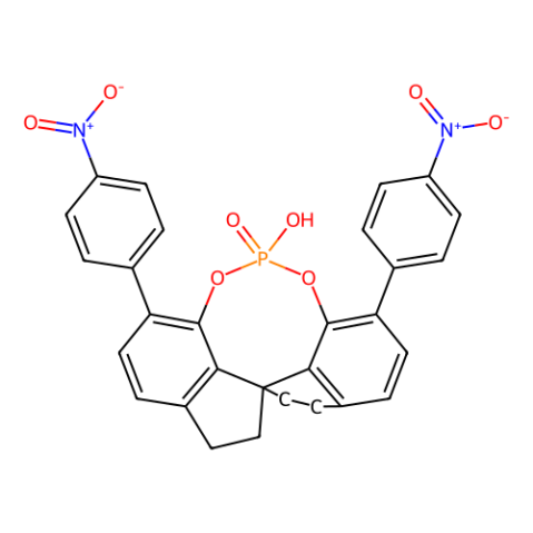 aladdin 阿拉丁 B281910 （11aS）-3,7-双（4-硝基苯基）-10,11,12,13-四氢-5-羟基-5-氧二茚并[7,1-de:1''，7'-fg][1,3,2]二氧磷杂八环 1412439-84-9 98%,99% ee