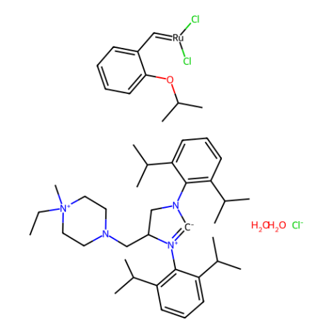 aladdin 阿拉丁 B282732 （1,3-双（2,6-二异丙基苯基）-4-（（4-乙基-4-甲基哌嗪-1-基-1-基）甲基）咪唑烷基-2-亚甲基）（2-异丙氧基亚苄基）钌（II) 1799947-97-9 95%[dichloride chloride dihydrate FixCat]