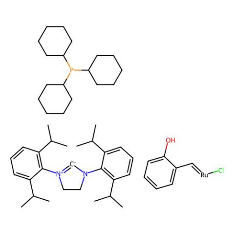 aladdin 阿拉丁 B282742 [1,3-双（2,6-二-异丙基苯基）咪唑烷基-2-亚甲基）（三环己基膦）-（2-氧代亚苄基）氯化钌（II）LatMet SIPr 1544328-59-7 95%