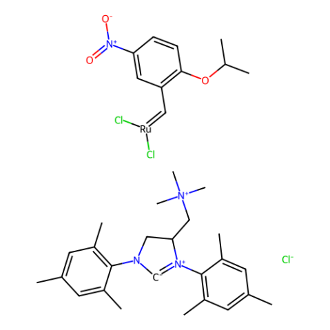 aladdin 阿拉丁 B282743 1,3-双（2,4,6-三甲基苯基）-4-[[（三甲基氨）甲基]咪唑啉-2-基]-（2-2-丙氧基-5-硝基亚苄基）二氯氯化钌（II）nitro-StickyCat Cl 1415661-45-8 95%