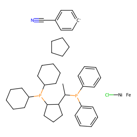 aladdin 阿拉丁 C282510 氯（4-氰基苯基）{（R）-1-[（S）-2-（二环己基膦基）二茂铁基]乙基（二苯基膦）}镍（II） 2049086-36-2 95%