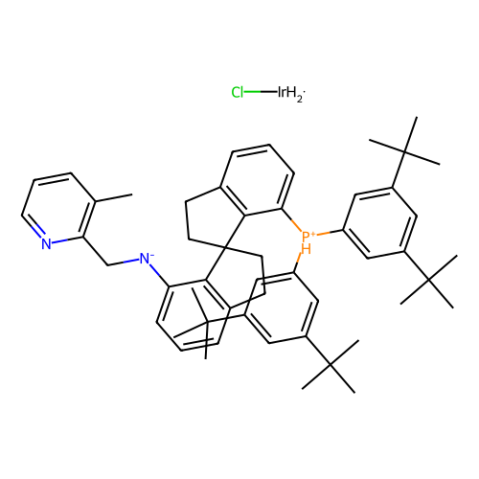 aladdin 阿拉丁 C283132 氯二氢{（S）-（-）-7-双（3,5-二叔丁基苯基）膦基7''-[（（3-甲基吡啶-2-基甲基）氨基]-2,2''，3 ，3''-四氢-1,1''-螺双茚满}铱（III）[Ir-(S)-DTB-SpiroPAP-3-Me] 1418483-59-6 97+%