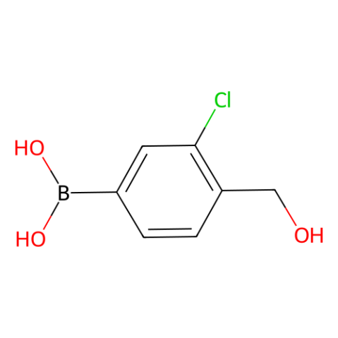 aladdin 阿拉丁 C586536 (3-氯-4-(羟甲基)苯基)硼酸（含不等量酸酐） 1190875-60-5 97%