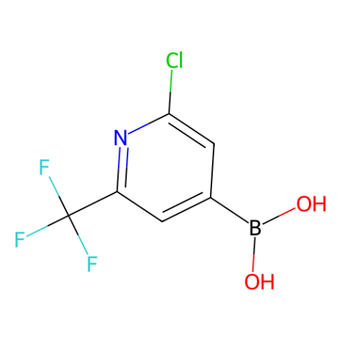 aladdin 阿拉丁 C587263 (2-氯-6-(三氟甲基)吡啶-4-基)硼酸（含有数量不等的酸酐） 1446486-10-7 98%