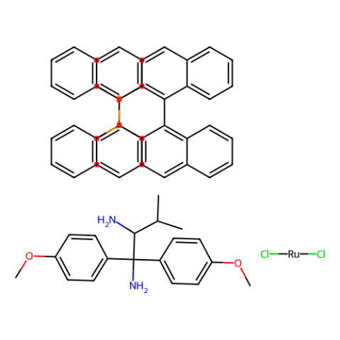 aladdin 阿拉丁 D282694 二氯[（R）-（+）-2,2''-双（二苯基膦基）-1,1''-联萘基] [（2R）-（-）-1,1-双（4-甲氧基苯基）-3-甲基-1,2-丁二胺]钌（II）二氯甲烷加合物 329735-86-6 97%