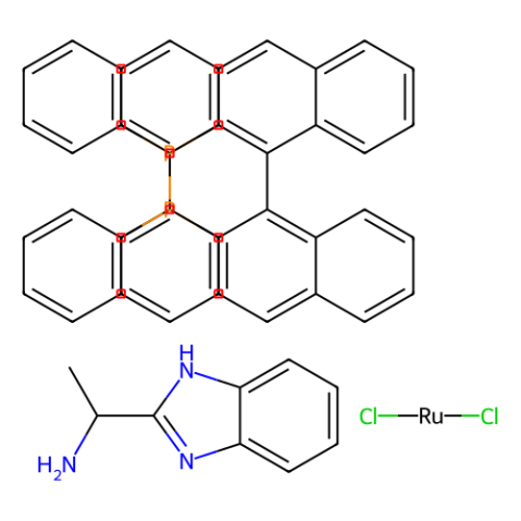 aladdin 阿拉丁 D282744 二氯[（S）-（-）-2,2''-双（二苯基膦基）-1,1''-联萘基] [（S）-（-）-2-（α-甲基甲胺）-1H-苯并咪唑]钌（II） 1443051-87-3 95%