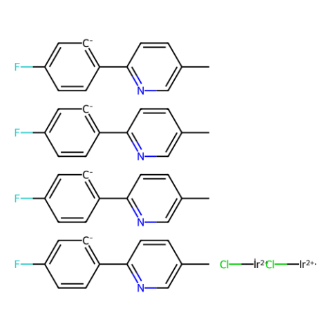 aladdin 阿拉丁 D283099 二-μ-氯四[5-氟-2-(5-甲基-2-吡啶基-κN)苯基-κC]二铱 808142-89-4 98%