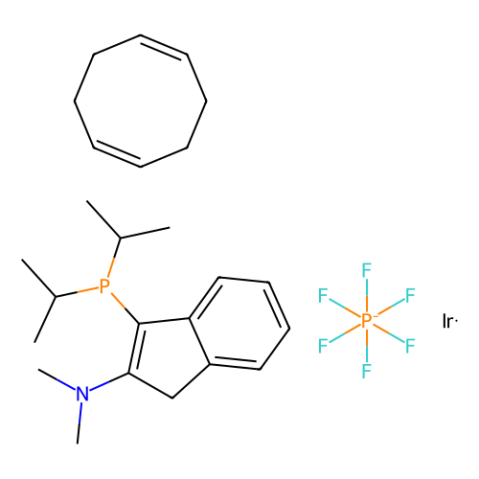 aladdin 阿拉丁 D283122 3-二异丙基膦基-2-（N，N-二甲基氨基）-1H-茚（1,5-环辛二烯）六氟磷酸铱（I） 870077-94-4 ≥98%