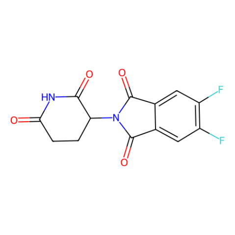 aladdin 阿拉丁 D587340 2-(2,6-二氧代哌啶-3-基)-5,6-二氟异吲哚啉-1,3-二酮 1496997-41-1 98%