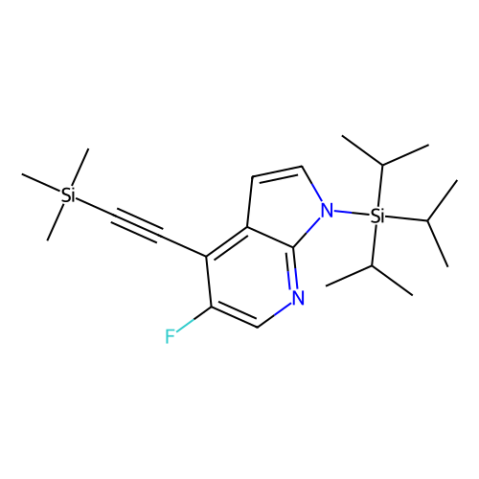 aladdin 阿拉丁 F478644 5-氟-1-(三异丙基甲硅烷基)-4-((三甲基甲硅烷基)乙炔基)-1H-吡咯并[2,3-b]吡啶 1228666-08-7 试剂级