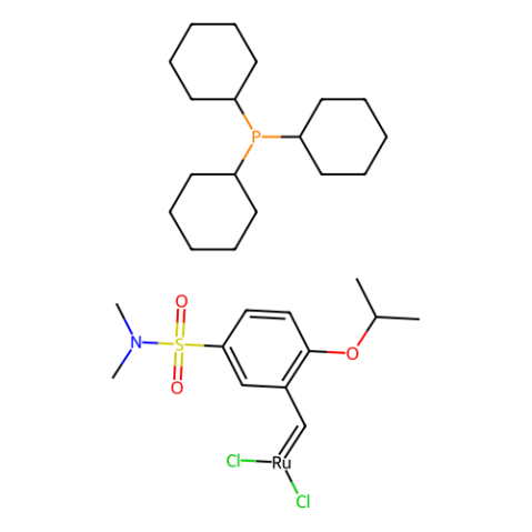 aladdin 阿拉丁 I282670 {[2-（异丙氧基）-5-（N，N-二甲基氨基磺酰基）苯基]亚甲基}（三环己基膦）二氯化钌（II） 918871-44-0 90%