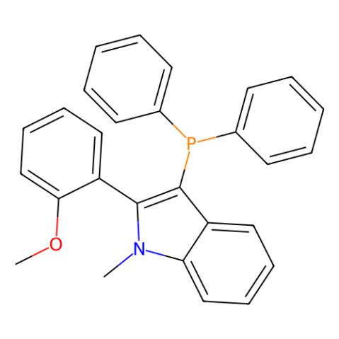 aladdin 阿拉丁 M281973 2-（2-甲氧基苯基）-1-甲基-3-二苯基膦基）-1H-吲哚PPh2-Andole-Phos 1242759-01-8 ≥98%