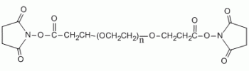 aladdin 阿拉丁 N164063 NHS-PEG-NHS, N-羟基琥珀酰亚胺-PEG-N-羟基琥珀酰亚胺 MW 600 Da
