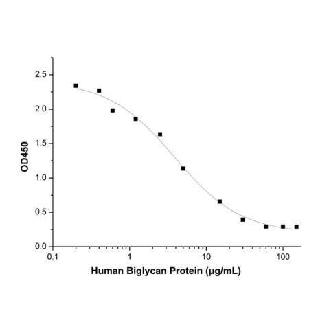 aladdin 阿拉丁 rp143264 Recombinant Human Biglycan Protein Animal Free, >95%(SDS-PAGE), Active, 293F, His tag, 38-368 aa