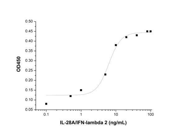 aladdin 阿拉丁 rp147532 Recombinant Human IL-28A/IFN-lambda 2 Protein Animal Free, >95% (SDS-PAGE), Active, 293F, His tag, 26-200aa 