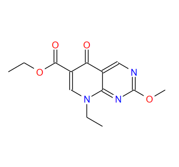 19572-10-2；Ethyl 8-ethyl-5,8-dihydro-2-methoxy-5-oxopyrido[2,3-d]pyrimidine-6-carboxylate；