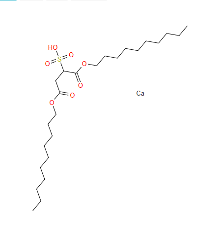 二癸基磺基琥珀酸钙;16659-50-0;Calcium 1,4-didecyl bis(2-sulphosuccinate)