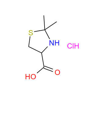 19291-01-1;(-2,2-dimethylthiazolidine-4-carboxylic acid hydrochloride