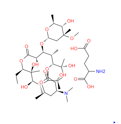 化合物 T24043;16667-03-1;L-glutamic acid, compound with erythromycin (1:1)