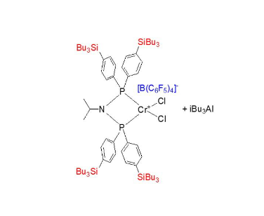 [iprN{P（C6H4-p-Si（nBu）3）2}2CrCl2]硼酸盐用于1-辛烯