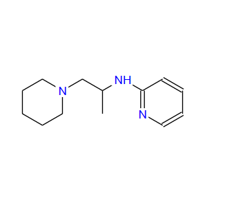16571-91-8；N-[1-methyl-2-(1-piperidyl)ethyl]pyridin-2-amine
