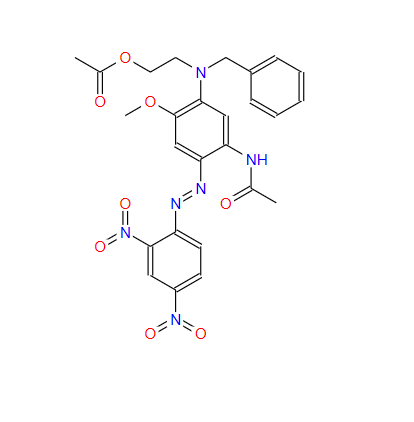 16421-41-3；N-[5-[[2-(乙酰氧基)乙基](苯甲基)氨基]-2-[(2,4-二硝基苯基)偶氮]-4-甲氧基苯基]乙酰胺