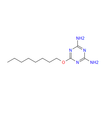 19619-58-0；6-(octyloxy)-1,3,5-triazine-2,4-diamine