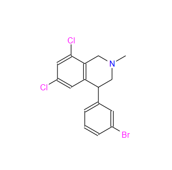 4-(3-溴苯基)-6,8-二氯-2-甲基-1,2,3,4-四氢异喹啉