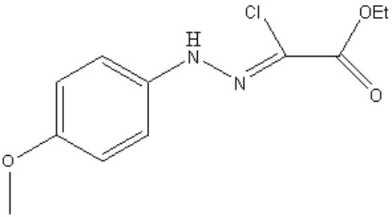 （Z）-2-氯-2-[2-（4-甲氧基苯基）肼]乙酸乙酯