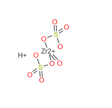 19696-82-3；硫酸氧锆；Dihydrogen oxobis[sulphato(2-)-O,O']zirconate(2-)