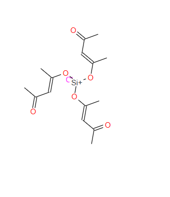 19552-36-4；Tris(pentane-2,4-dionato-O,O')silicon(1+) chloride