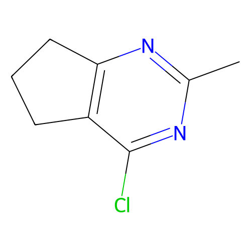 aladdin 阿拉丁 C480144 4-氯-2-甲基-6,7-二氢-5H-环戊烷[d]嘧啶 118802-40-7 97%