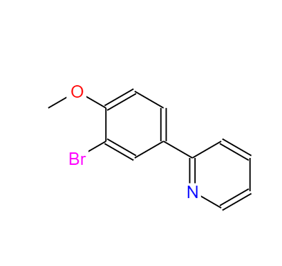 2-(3-溴-4-甲氧基苯在)吡啶
