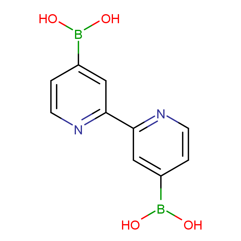 2,2'-联吡啶-4,4'-二硼酸  159614-36-5  C10H10B2N2O4