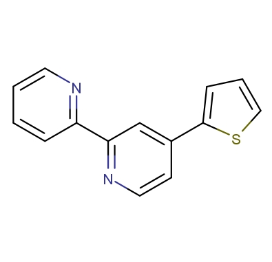 4-(2-噻吩基)-2,2’-联吡啶  210363-85-2   4-(Thiophen-2-yl)-2, 2'-bipyridine; 4-(2-Thienyl)-2, 2'-bipyridine