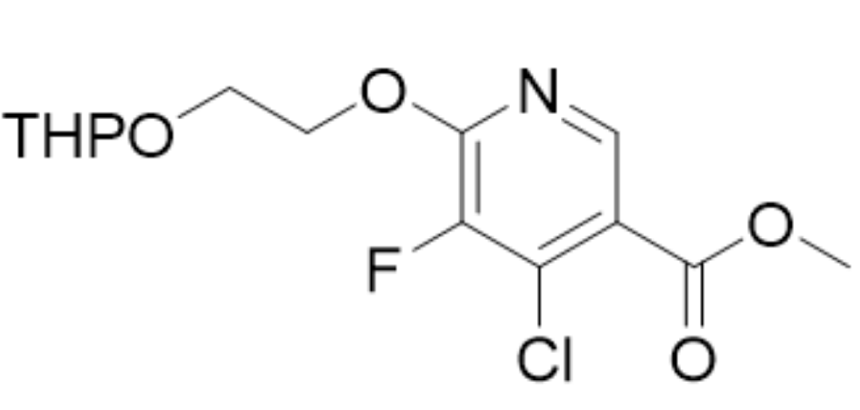 4-氯-5-氟-6-[2-[(四氢- 2h -吡喃-2-基)氧]乙氧基]- 3-吡啶羧酸甲酯