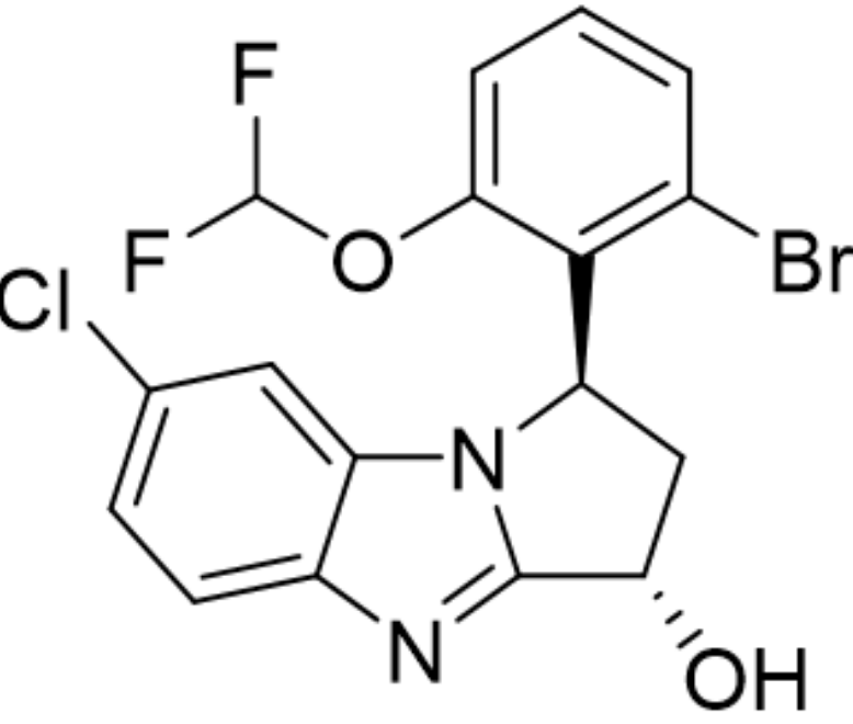 （1R，3S）-1-（2-溴-6-（二氟甲氧基）苯基）-7-氯-2,3-二氢-1H-苯并[d]吡咯并[1,2-a]咪唑-3-醇