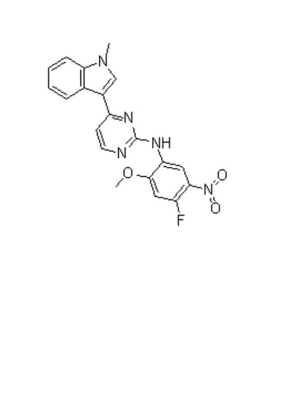 N-(4-氟-2-甲氧基-5-硝基苯基)-4-(1-甲基吲唑-3-基)嘧啶-2-胺