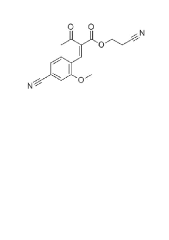 (Z)-2-氰基乙基2-(4-氰基-2-甲氧基苄亚基)-3-氧代丁酸酯