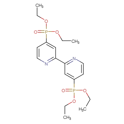 2,2‘-联吡啶-4,4‘-双磷酸二乙酯；174397-53-6；4,4'-Diethyl ester phosphonate-2,2'-bipyridine