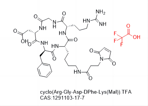 cyclo(Arg-Gly-Asp-DPhe-Lys(Mal)).TFA