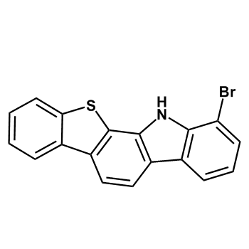 12H-[1]苯并噻吩并[2,3-a]咔唑，1-溴-