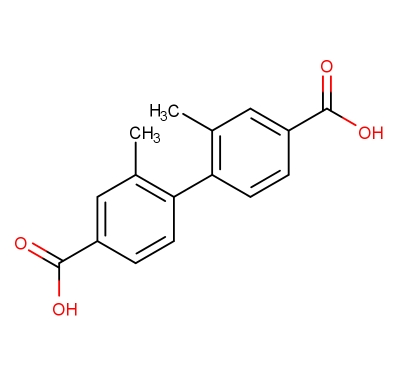 2,2'-二甲基-4,4'-联苯二甲酸；117490-52-5；2,2'-dimethyl-4,4'-biphenyldicarboxylic acid